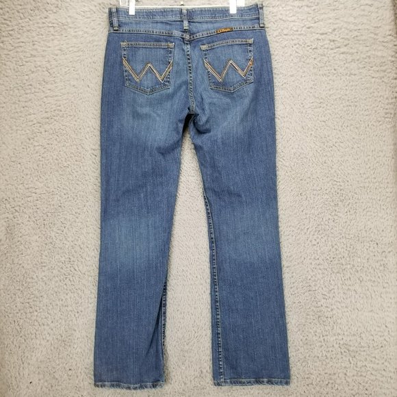 Wrangler Denim - Wrangler Jeans Womens 11 Tall Medium Wash Stretch Mid Rise Shaping Bootcut